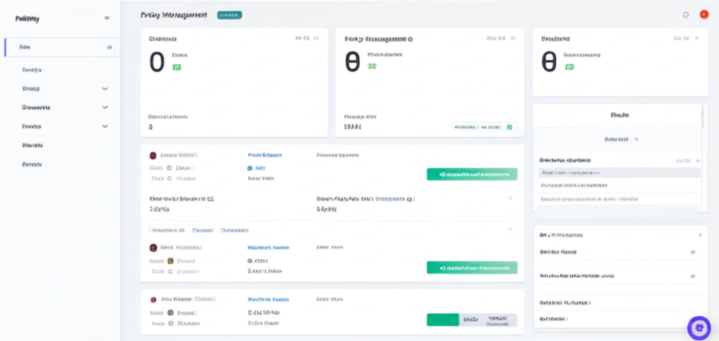 Dashboard de gestión de políticas mostrando interfaz centralizada con control de versiones